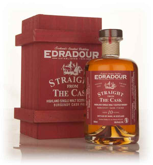 Edradour 10 Year Old 2002 Burgundy Cask Finish - Straight from the Cask 58.8% Scotch Whisky | 500ML at CaskCartel.com