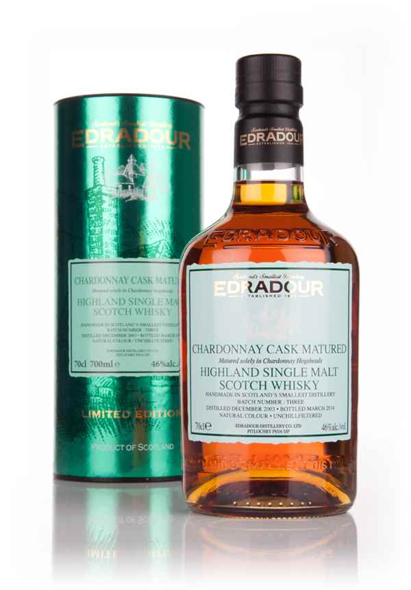 Edradour 10 Year Old 2003 Chardonnay Cask Matured - Batch 3 Scotch Whisky | 700ML at CaskCartel.com