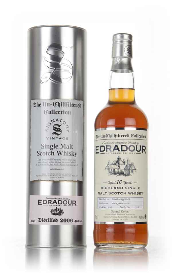 Edradour 10 Year Old 2006 (cask 232) - Un-Chillfiltered Collection (Signatory) Scotch Whisky | 700ML at CaskCartel.com
