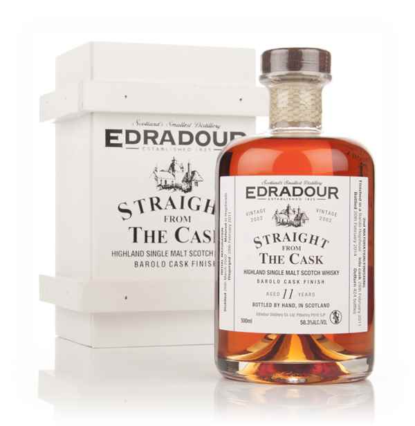 Edradour 11 Year Old 2002 Barolo Cask Finish - Straight From The Cask Scotch Whisky | 500ML at CaskCartel.com