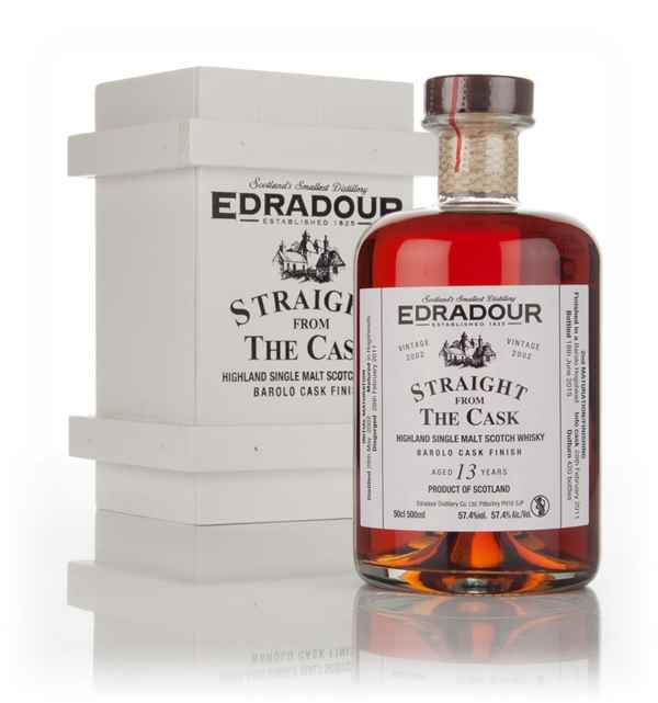 Edradour 13 Year Old 2002 Barolo Cask Finish - Straight From The Cask (57.4%) Scotch Whisky | 500ML at CaskCartel.com