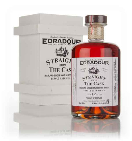 Edradour 13 Year Old 2002 Barolo Cask Finish - Straight From The Cask (57.4%) Scotch Whisky | 500ML at CaskCartel.com