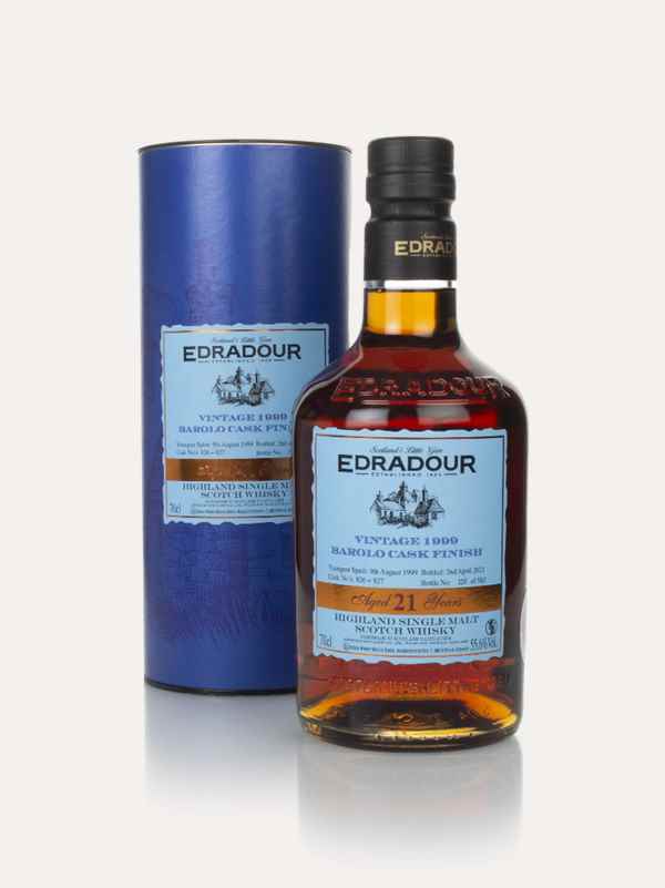 Edradour 21 Year Old 1999 - Barolo Cask Finish Scotch Whisky | 700ML