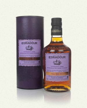 Edradour 21 Year Old 1999 (cask 808 & 810) - Bordeaux Cask Finish Scotch Whisky | 700ML at CaskCartel.com
