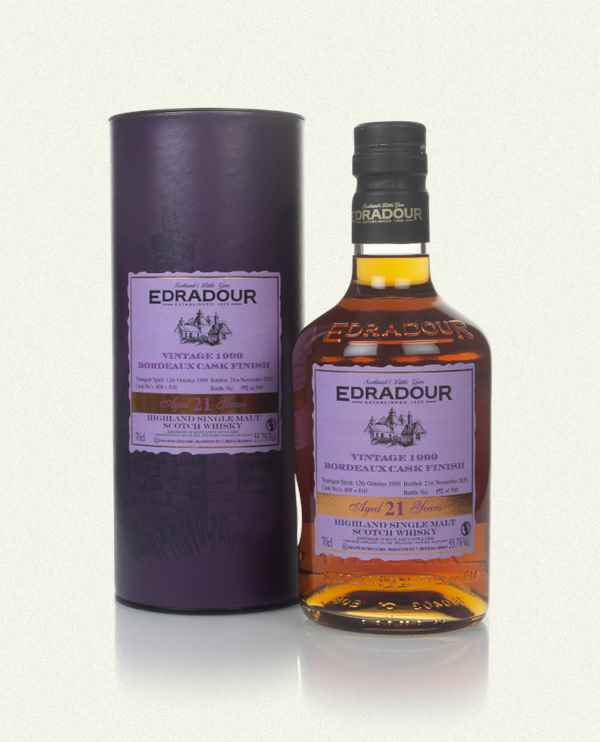Edradour 21 Year Old 1999 (cask 808 & 810) - Bordeaux Cask Finish Scotch Whisky | 700ML