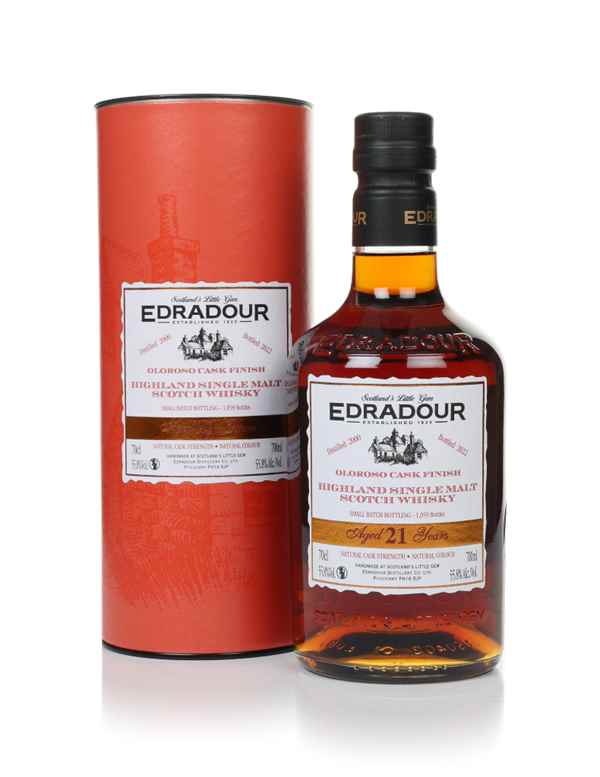 Edradour 21 Year Old (D.2000, B.2022) Oloroso Cask Finish Scotch Whisky | 700ML