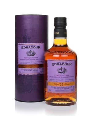 Edradour 22 Year Old 1999 (Cask 803 & 804) - Bordeaux Cask Finish Scotch Whisky | 700ML at CaskCartel.com
