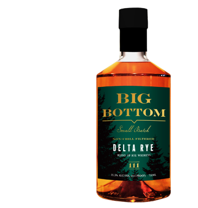 Big Bottom 'Delta Rye' Small Batch Rye Whiskey