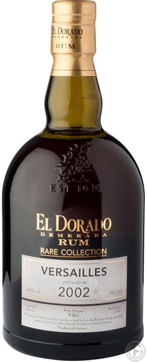 El Dorado 2002 Versailles Rare Collection Rum | 700ML at CaskCartel.com