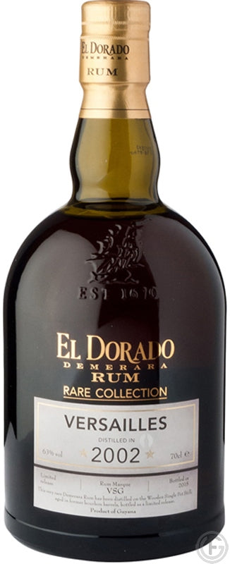 El Dorado 2002 Versailles Rare Collection Rum | 700ML