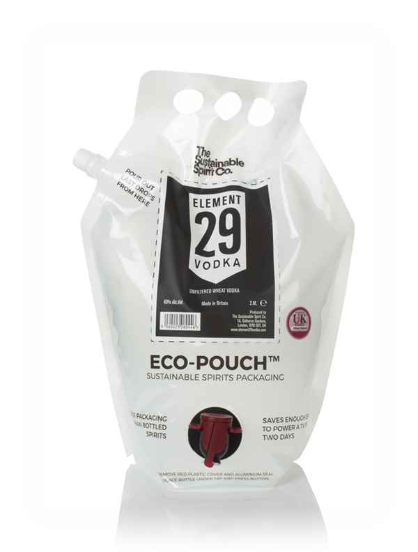 Element 29 Vodka Eco-Pouch (The Sustainable Spirit Co.) English Vodka | 2.8L at CaskCartel.com