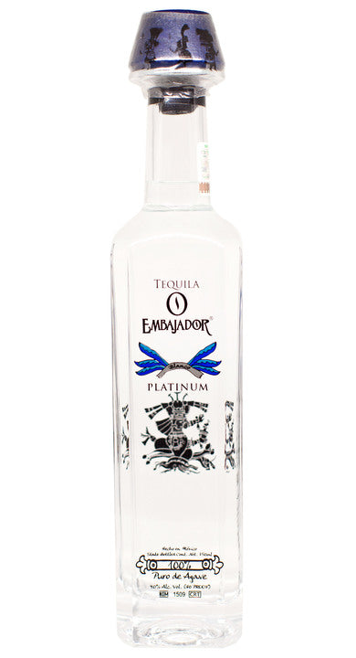 Embajador Platinum Blanco Tequila at CaskCartel.com