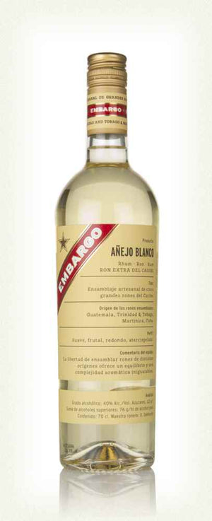 Embargo Añejo Blanco Caribbean Rum | 700ML at CaskCartel.com