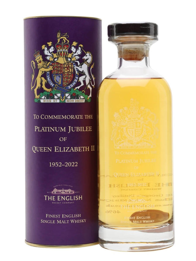 The English Queen Elizabeth II Platinum Jubilee Bottling Single Malt English Whisky | 700ML at CaskCartel.com