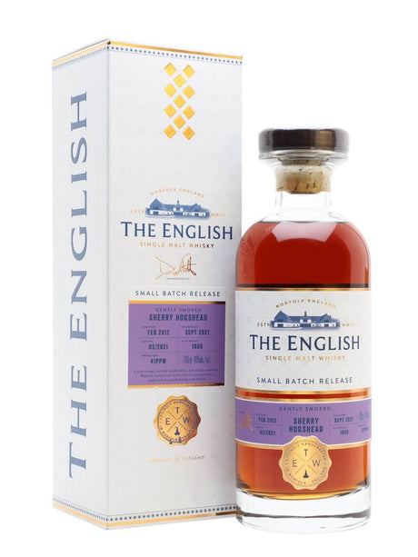 The English Gently Smoked Sherry Cask 2012 2021 Release English Single Malt Whisky | 700ML at CaskCartel.com