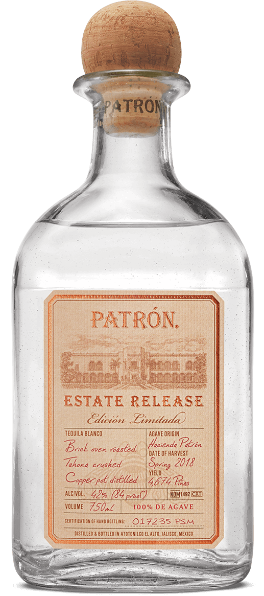 Patron Estate Release Blanco Tequila