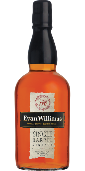 Evan Williams Single Barrel Vintage 2007 Straight Bourbon Whiskey