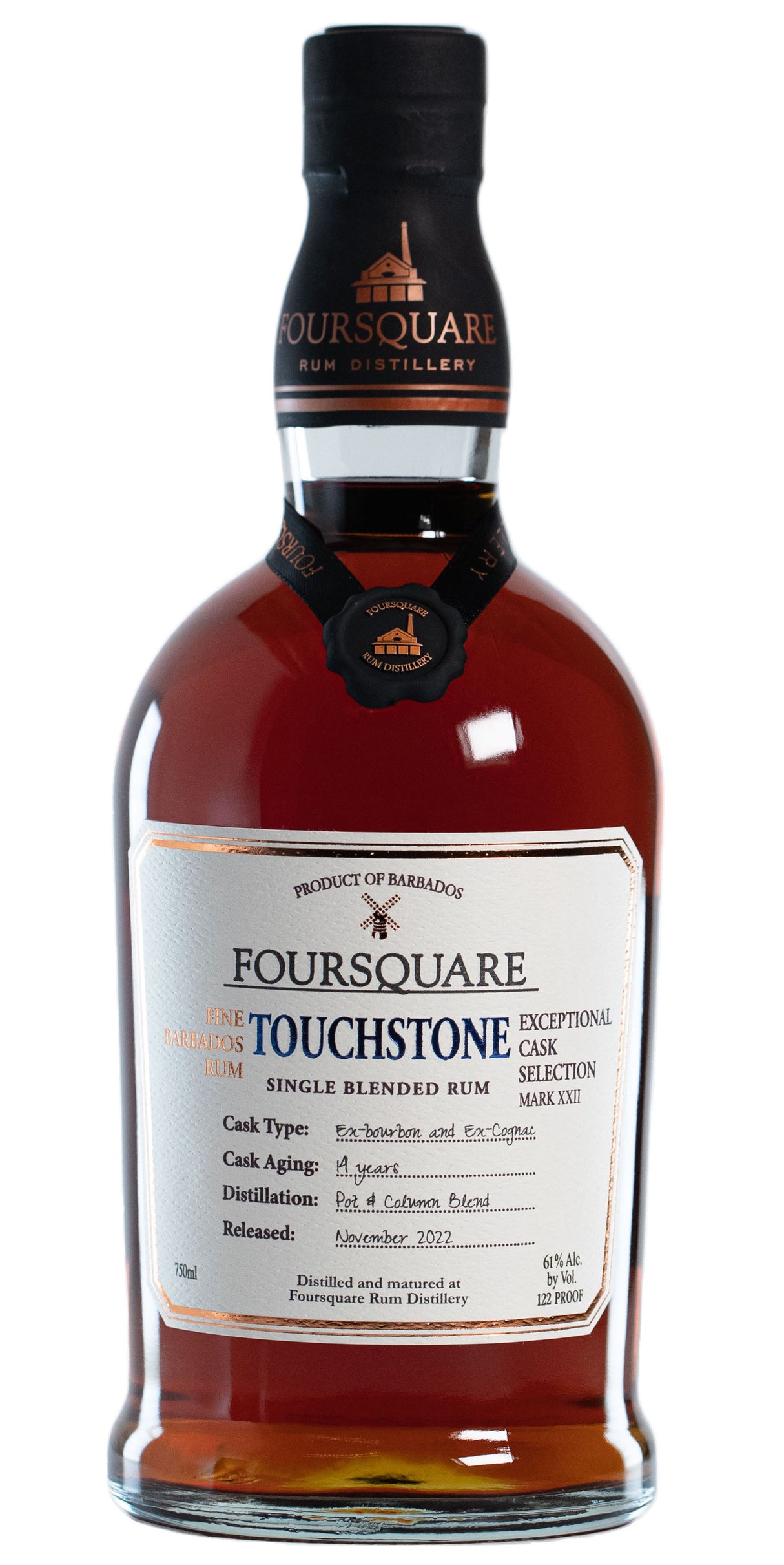 Foursquare Touchstone Exceptional Cask Selection Rum | 700ML at CaskCartel.com