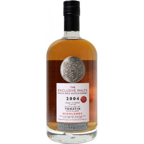 Exclusive Malts Tomatin 10 Year Old Cask Strength Single Malt Scotch Whisky at CaskCartel.com