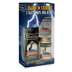 Goslings Black Seal Rum With Ginger Beer - CaskCartel.com