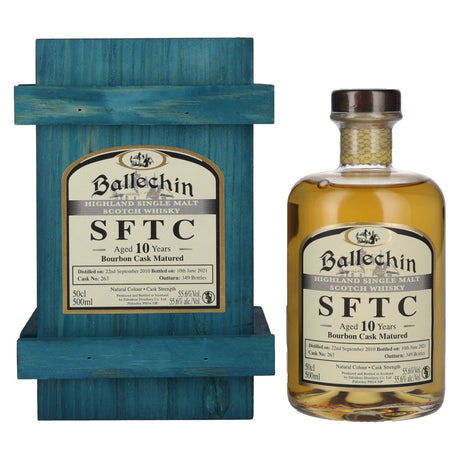 Edradour Ballechin (2010) 10 Year Old Straight from the Cask (Bourbon) Proof 111.2 Scotch Whisky | 500ML at CaskCartel.com