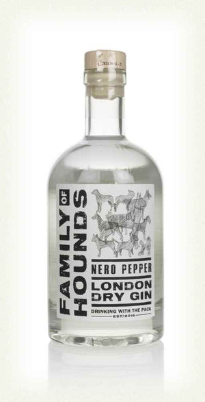 Family of Hounds Nero Pepper London Dry Italian Gin | 700ML at CaskCartel.com