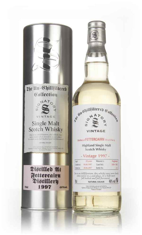 Fettercairn 20 Year Old 1997 (casks 3381 & 3382) - Un-Chillfiltered Collection (Signatory) Scotch Whisky | 700ML at CaskCartel.com