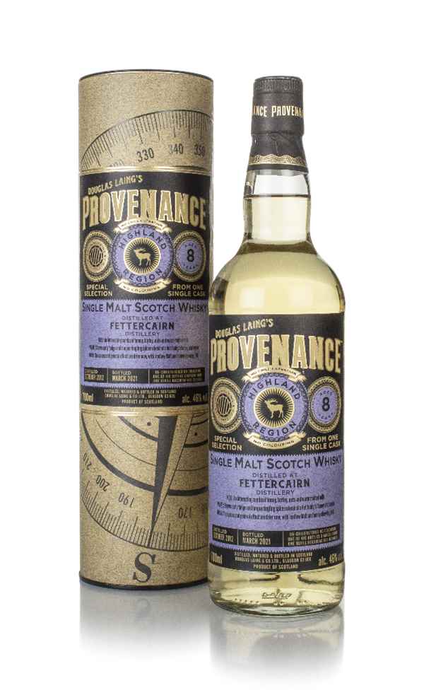 Fettercairn 8 Year Old (D.2012, B.2021) Provenance Scotch Whisky | 700ML