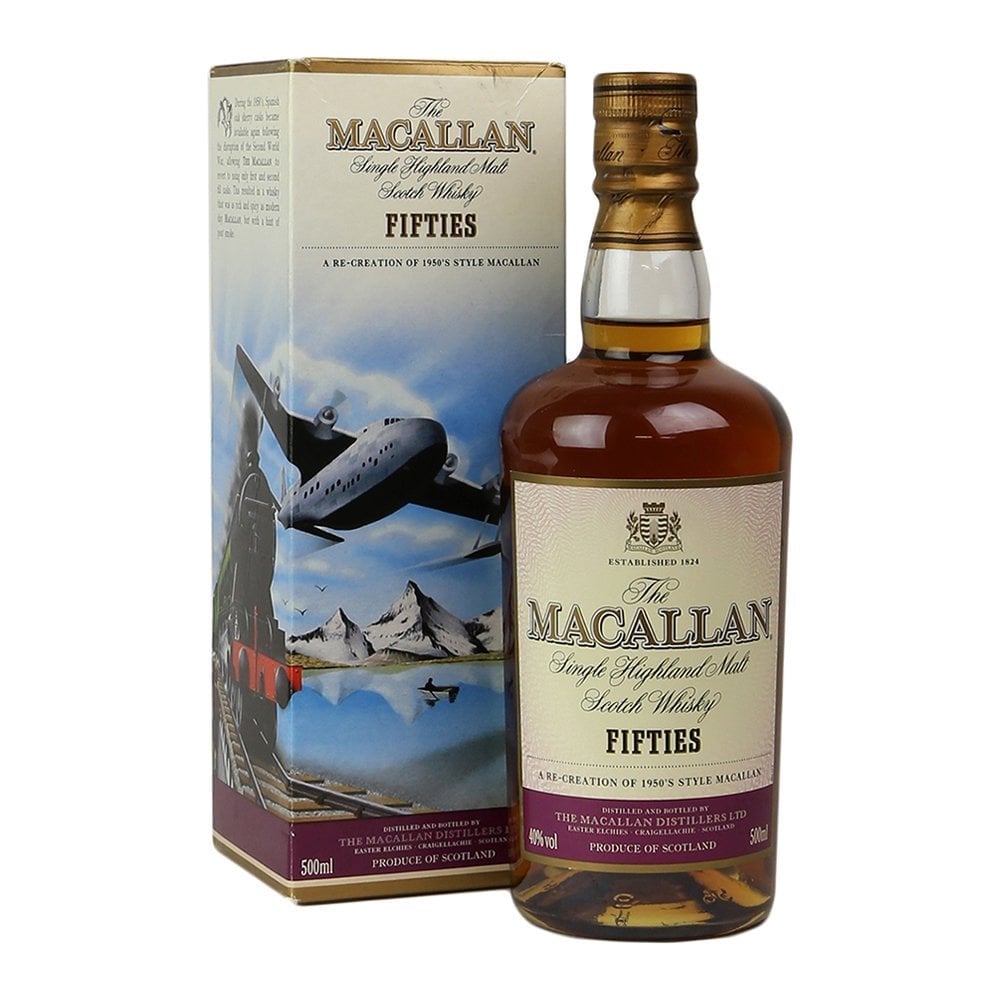 The Macallan 50 Year Old Single Malt Scotch Whisky 700ml Bottle