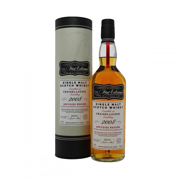 Craigellachie 2008 First Editions 10 Year Old Single Malt Scotch Whisky
