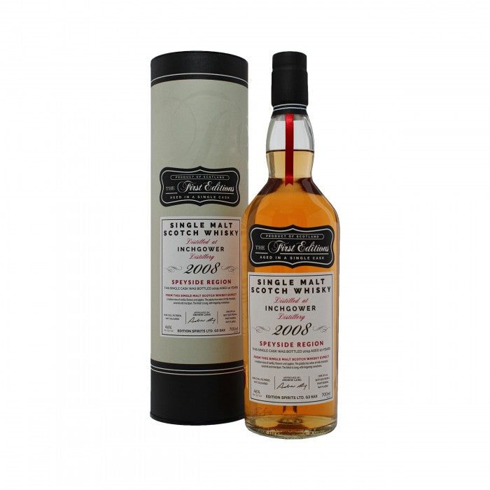 Inchgower 2008 First Editions 10 Year Old Single Malt Scotch Whisky