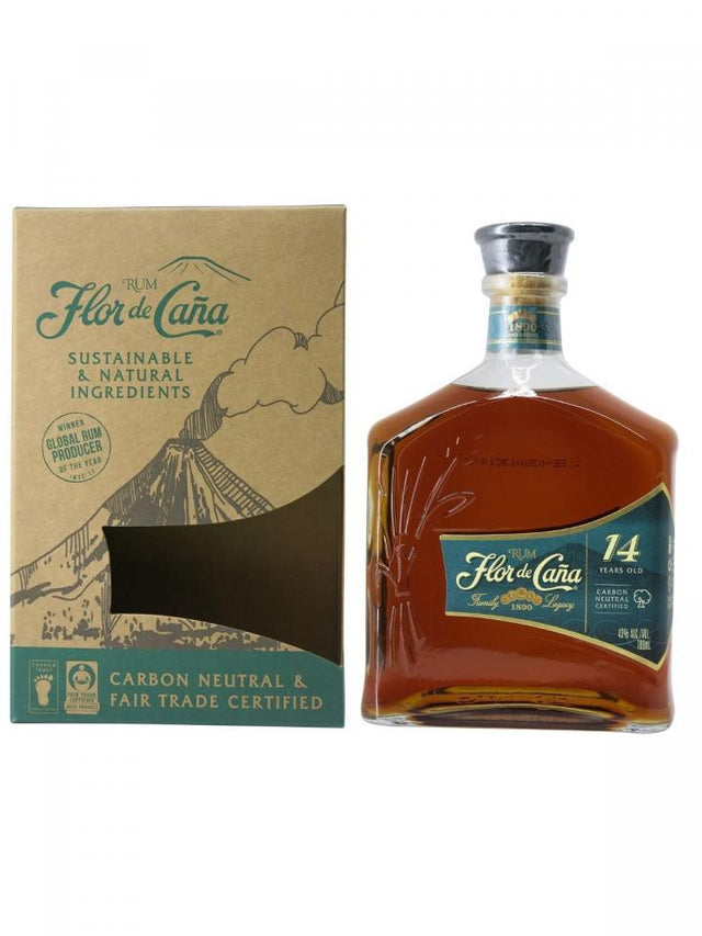 Flor De Cana 14 Year Old Rum | 700ML at CaskCartel.com