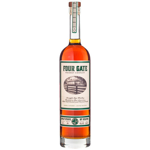 Four Gate Split Stave By Kelvin Batch 10 Rye Whiskey at CaskCartel.com