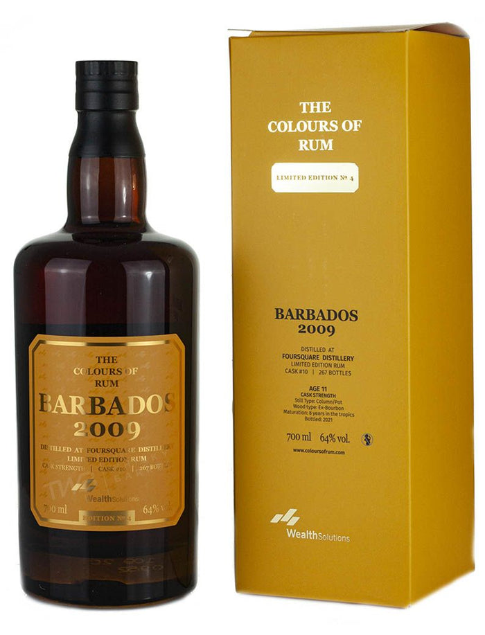 Foursquare Barbados 2009, 11 Year Old The Colours Of Limited Edition No. 4 Rum | 700ML