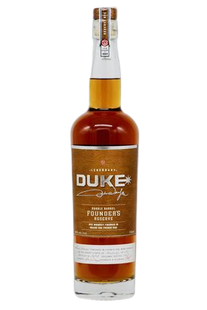 Duke Founder's Reserve Double Barrel Rye Whiskey - CaskCartel.com