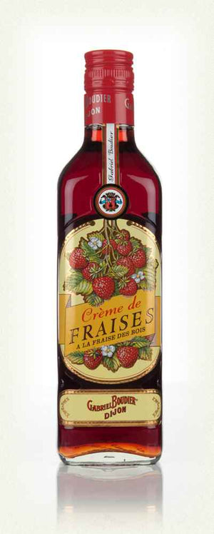 Gabriel Boudier Crème de Fraises a la Fraise des Bois (Wild Strawberry) French Liqueur | 500ML at CaskCartel.com
