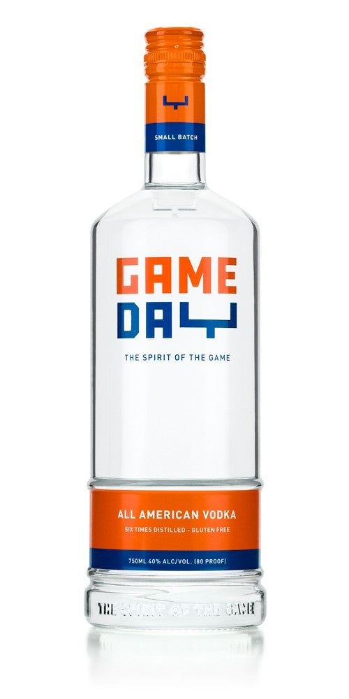 GameDay Orange & Blue Vodka