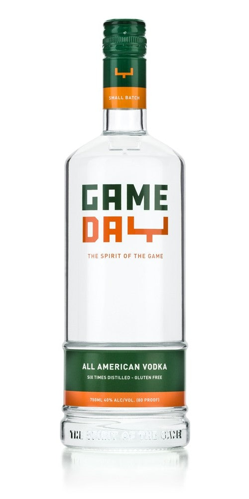 GameDay Orange & Green Vodka