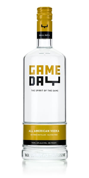 GameDay Black & Gold Vodka at CaskCartel.com