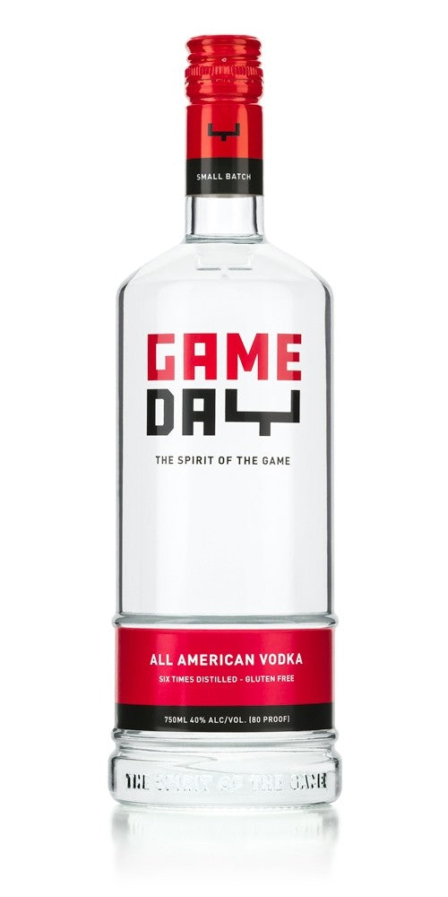 GameDay Red & Black Vodka