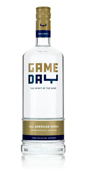 GameDay Navy & Gold Vodka at CaskCartel.com
