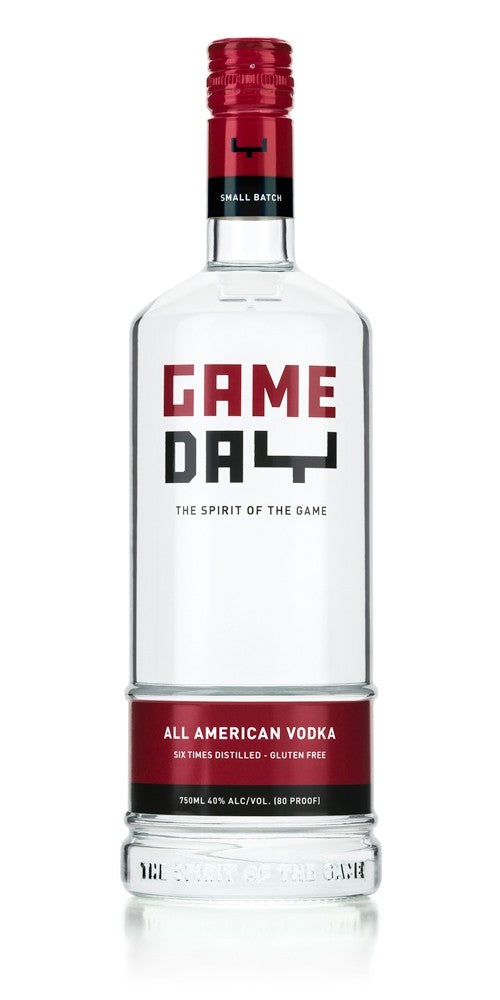 GameDay Garnet & Black Vodka
