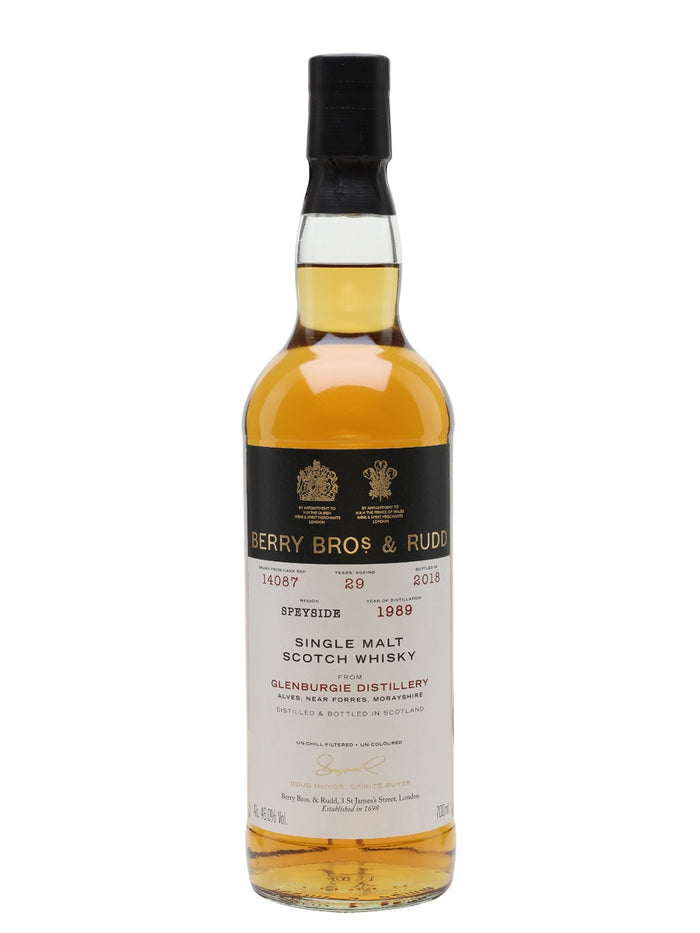 Glenburgie 1989 29 Year Old Berry Brothers and Rudd Speyside Single Malt Scotch Whisky | 700ML
