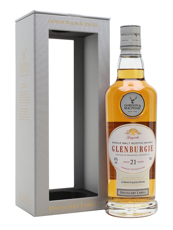 Glenburgie 21 Year Old Bot.2018 G&M Distillery Labels Speyside Single Malt Scotch Whisky | 700ML