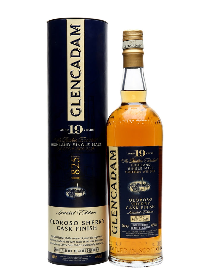 Glencadam 19 Year Old Oloroso Sherry Finish Highland Single Malt Scotch Whisky | 700ML