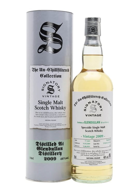 Glendullan 11 Year Old (D.2009, B.2021) Signatory Vintage Scotch Whisky | 700ML at CaskCartel.com