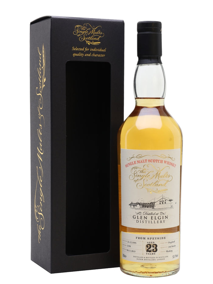 Glen Elgin 1995 23 Year Old Single Malts of Scotland Speyside Single Malt Scotch Whisky | 700ML