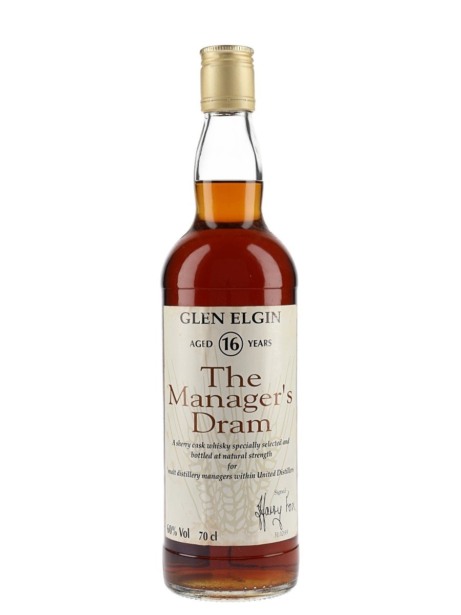 Glen Elgin 16 Year Old Manager's Dram Sherry CaskSpeyside Single Malt Scotch Whisk | 700ML at CaskCartel.com