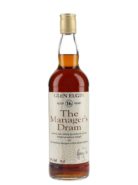 Glen Elgin 16 Year Old Manager's Dram Sherry CaskSpeyside Single Malt Scotch Whisk | 700ML at CaskCartel.com