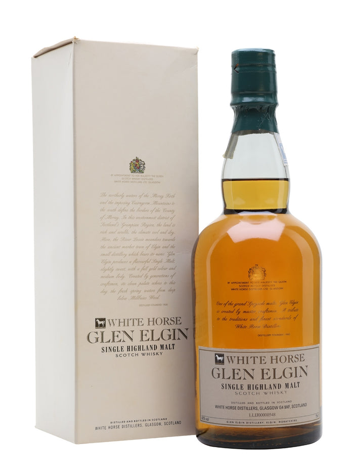 Glen Elgin White Horse Bot.1990s speyside Single Malt Scotch Whisky